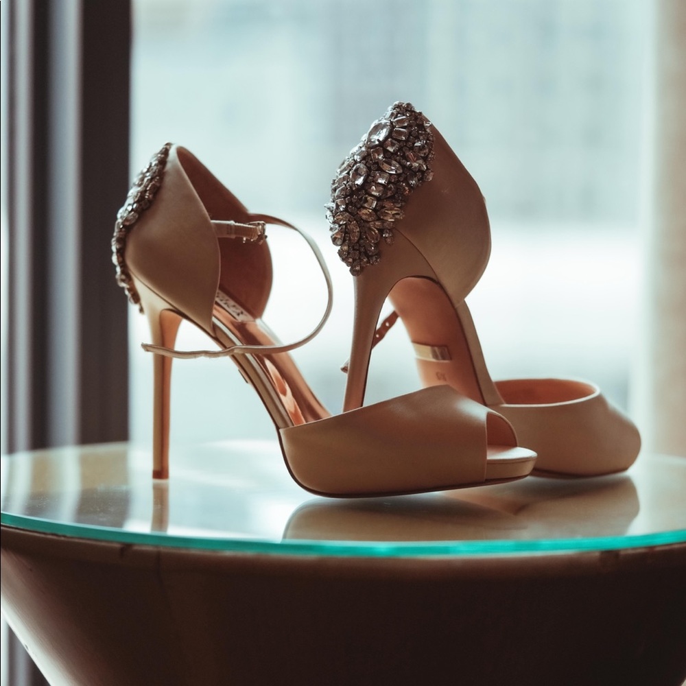 Badgley Mischka Dawn Satin Dress Sandal